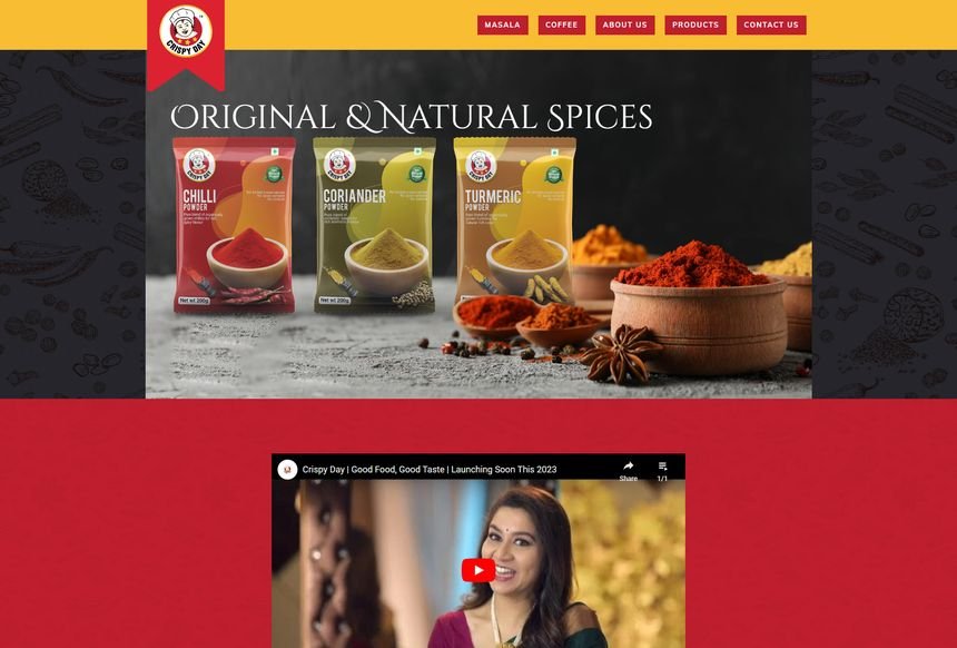 Crispy Day Masala website